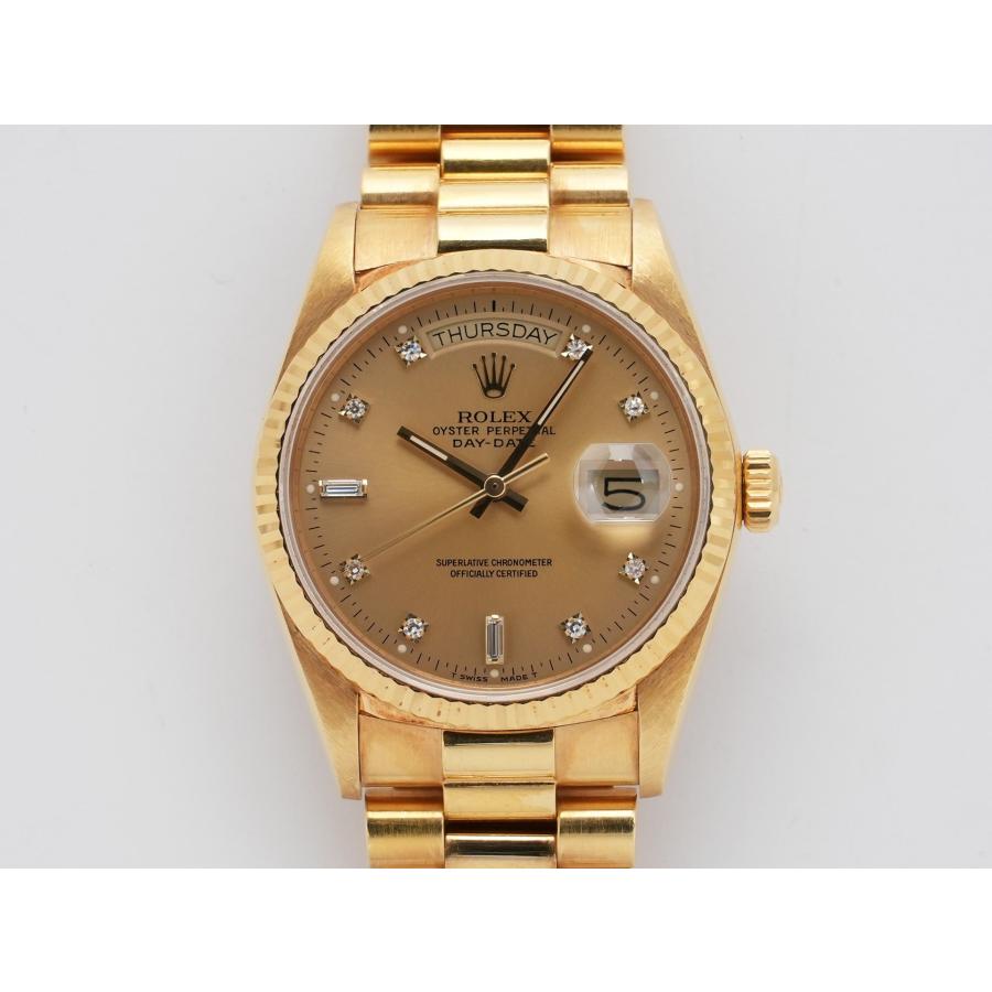ロレックス デイデイト36 Ref.18038A イエローゴールド シャンパン文字盤 | デイデイト | 01