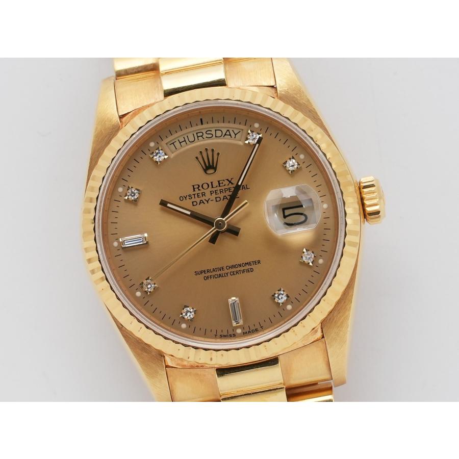 ロレックス デイデイト36 Ref.18038A イエローゴールド シャンパン文字盤 | デイデイト | 02