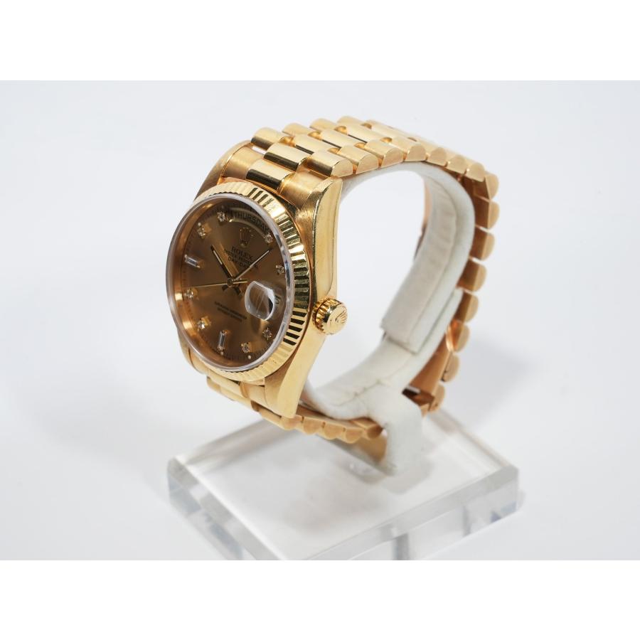 ロレックス デイデイト36 Ref.18038A イエローゴールド シャンパン文字盤 | デイデイト | 03