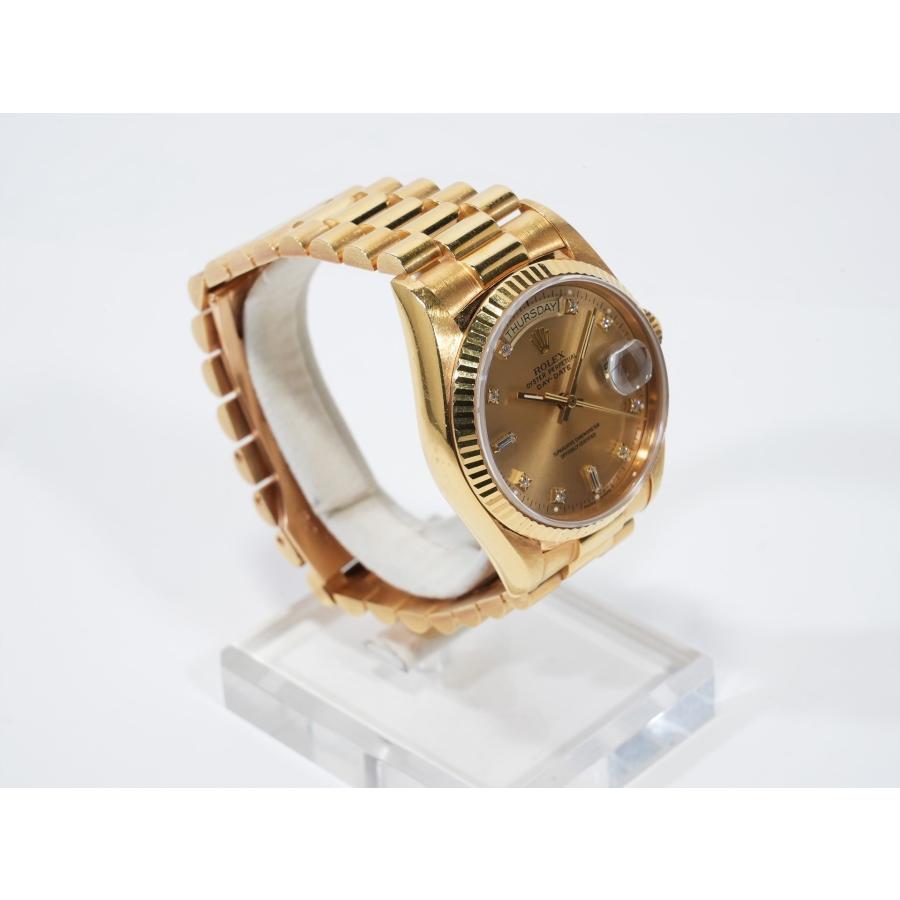 ロレックス デイデイト36 Ref.18038A イエローゴールド シャンパン文字盤 | デイデイト | 04