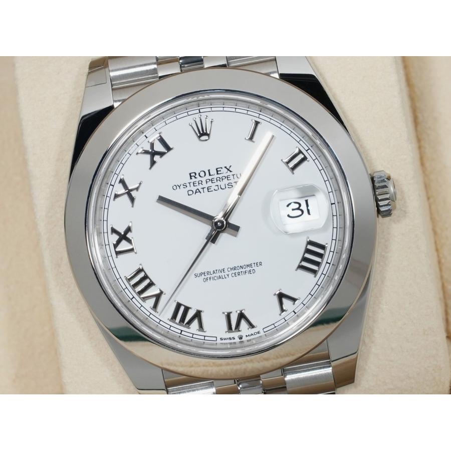 ロレックス デイトジャスト41 Ref.126300 ステンレススチール ホワイト文字盤 ジュビリーブレスレット | デイトジャスト | 02