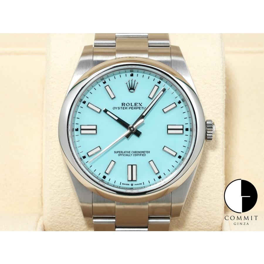 ロレックス オイスターパーペチュアル41 Ref.124300 ステンレススチール ターコイズ文字盤 | オイスター パーペチュアル