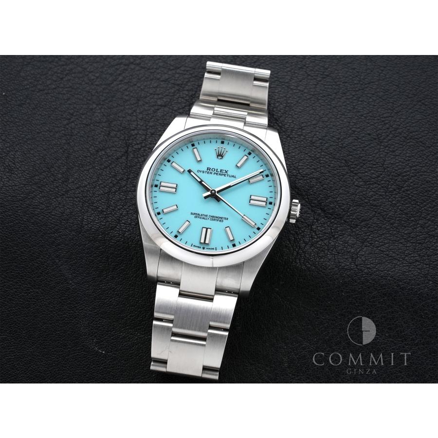 ロレックス オイスターパーペチュアル41 Ref.124300 ステンレススチール ターコイズ文字盤 | オイスター パーペチュアル | 10