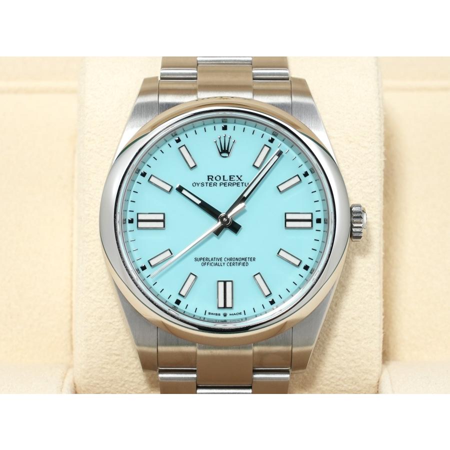 ロレックス オイスターパーペチュアル41 Ref.124300 ステンレススチール ターコイズ文字盤 | オイスター パーペチュアル | 01