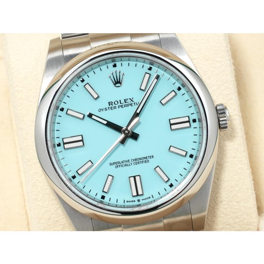 ロレックス オイスターパーペチュアル41 Ref.124300 ステンレススチール ターコイズ文字盤 | オイスター パーペチュアル | 02
