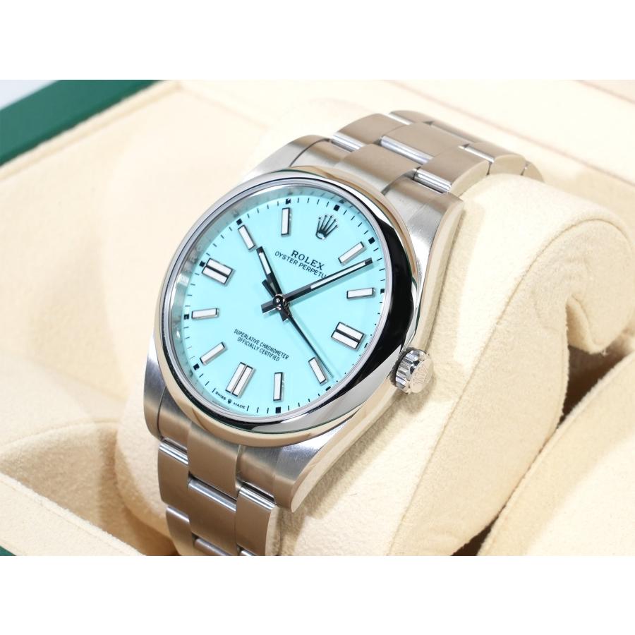 ロレックス オイスターパーペチュアル41 Ref.124300 ステンレススチール ターコイズ文字盤 | オイスター パーペチュアル | 03