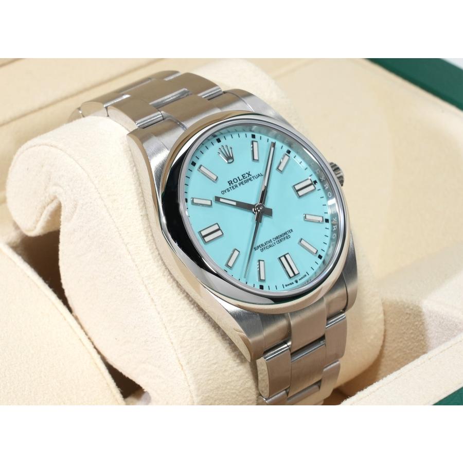 ロレックス オイスターパーペチュアル41 Ref.124300 ステンレススチール ターコイズ文字盤 | オイスター パーペチュアル | 04