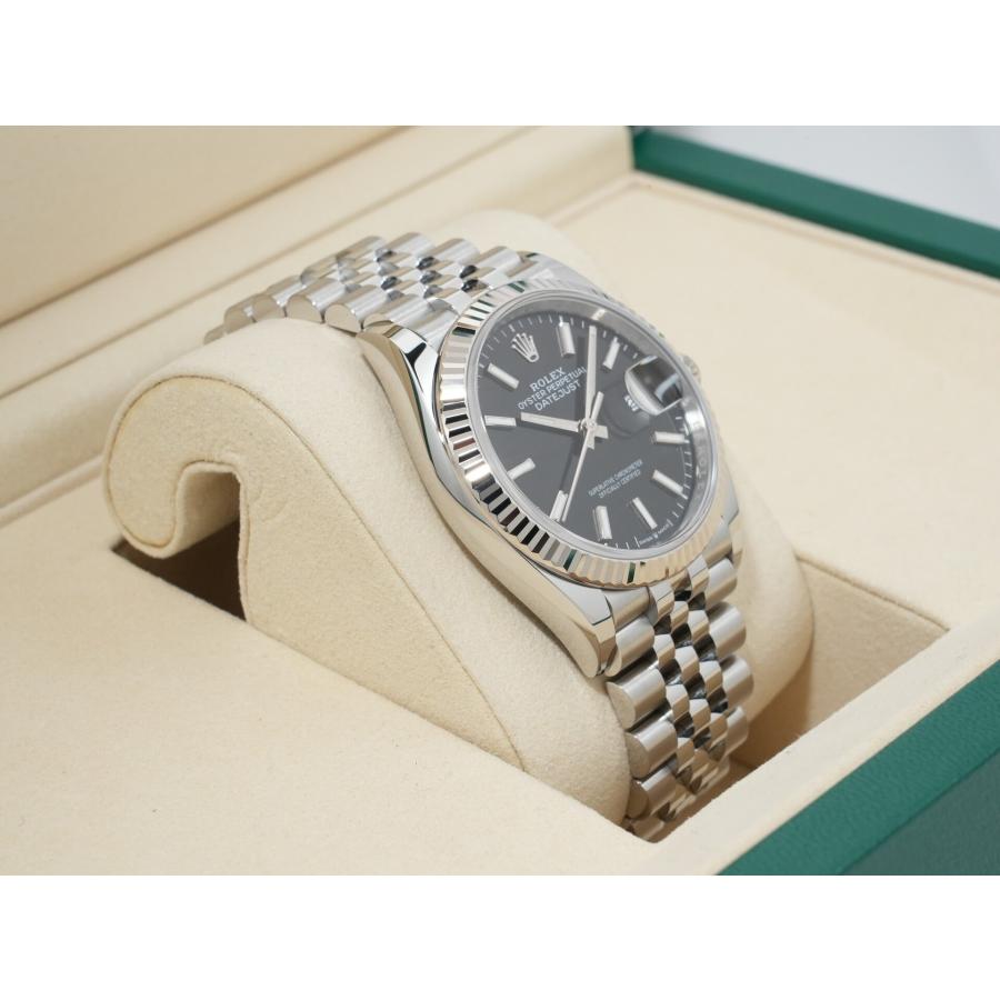 ロレックス デイトジャスト36 Ref.126234 ステンレススチール/ホワイトゴールド ブラック文字盤 ジュビリーブレスレット | デイトジャスト | 04