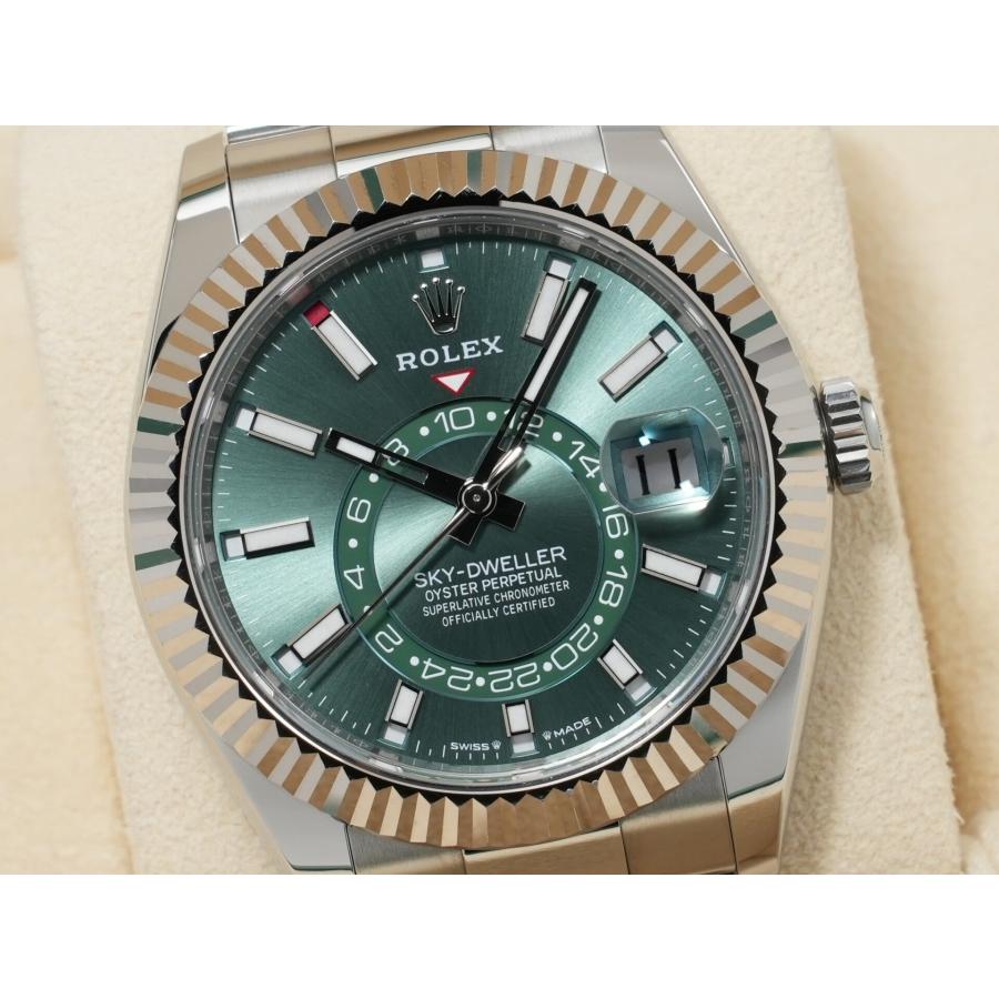 ロレックス スカイドゥエラー Ref.336934 ステンレススチール/ホワイトゴールド ミントグリーン文字盤 オイスターブレスレット | スカイドゥエラー | 02