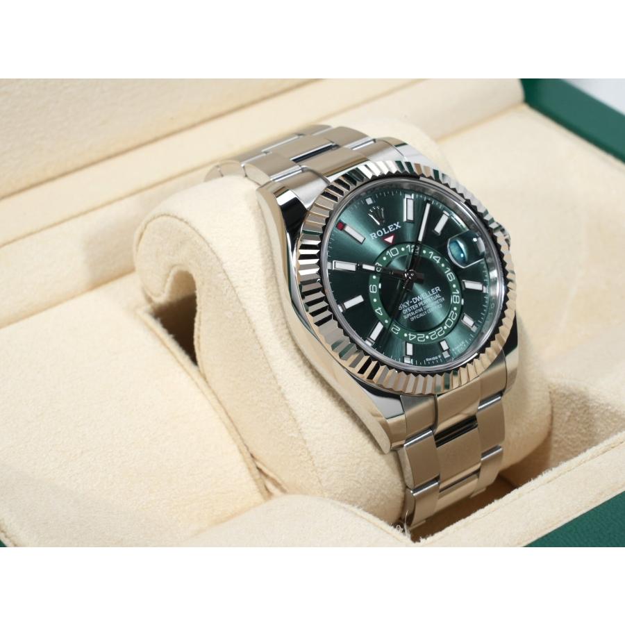 ロレックス スカイドゥエラー Ref.336934 ステンレススチール/ホワイトゴールド ミントグリーン文字盤 オイスターブレスレット | スカイドゥエラー | 04