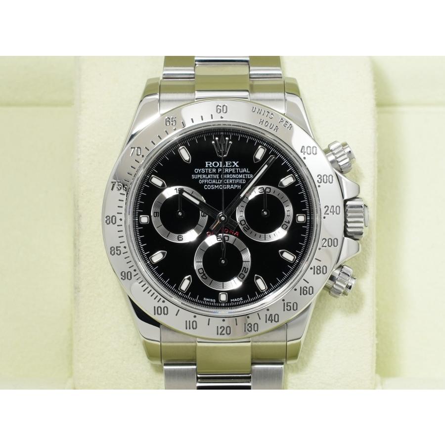ロレックス デイトナ Ref.116520 ステンレススチール ブラック文字盤 | コスモグラフ デイトナ | 01