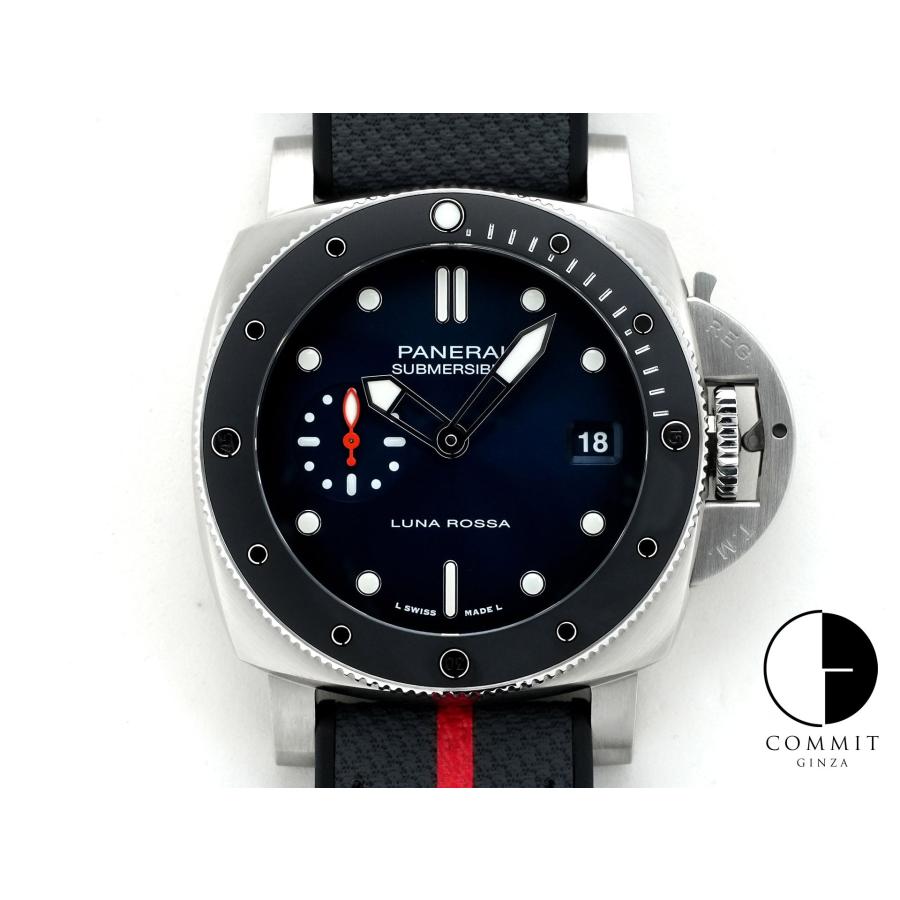 パネライ サブマーシブル ルナ・ロッサ Ref.PAM01565 ステンレススチール ブルー文字盤 | OFFICINE PANERAI