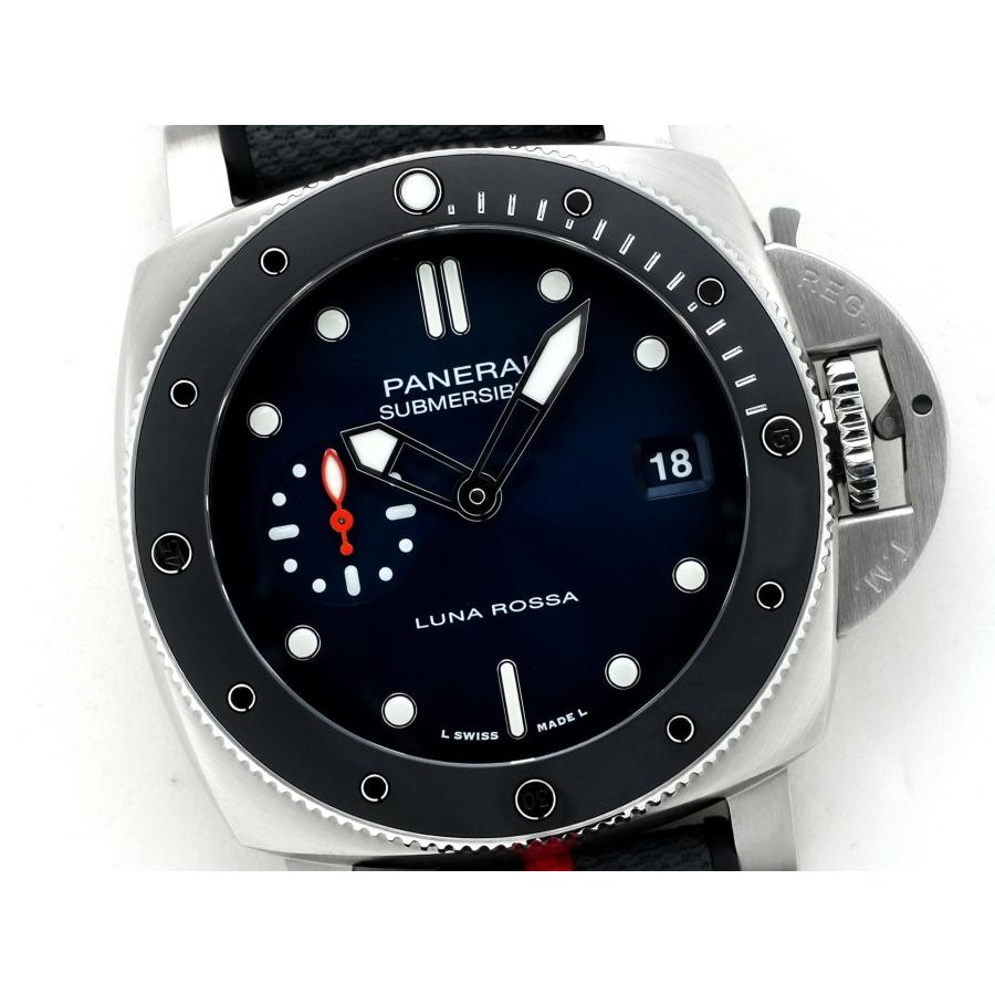 パネライ サブマーシブル ルナ・ロッサ Ref.PAM01565 ステンレススチール ブルー文字盤 | OFFICINE PANERAI | 02