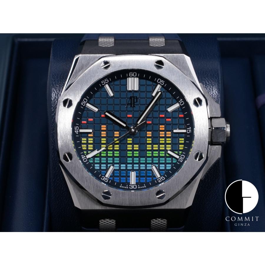 オーデマピゲ ロイヤルオーク オフショア ミュージックエディション Ref.15600TI.OO.A343CA.01 TI ブルー文字盤 | AUDEMARS PIGUET