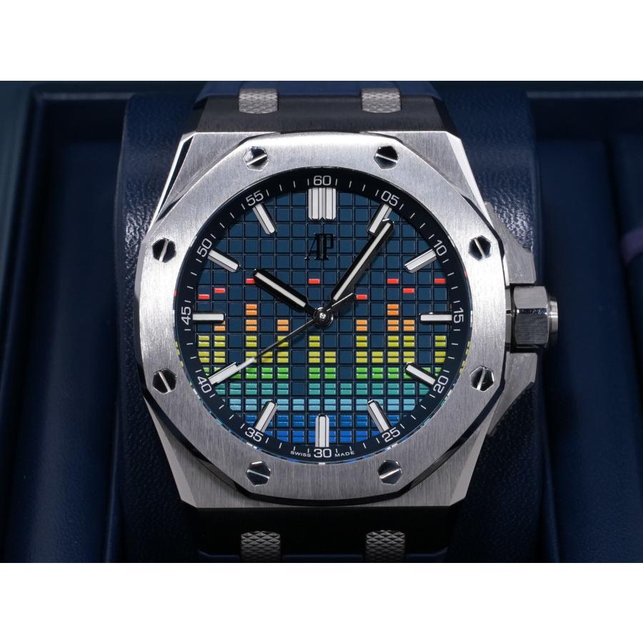 オーデマピゲ ロイヤルオーク オフショア ミュージックエディション Ref.15600TI.OO.A343CA.01 TI ブルー文字盤 | AUDEMARS PIGUET | 01