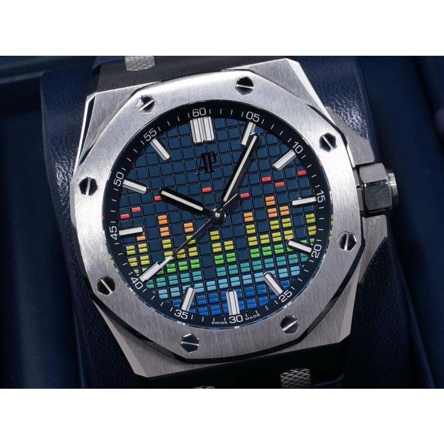 オーデマピゲ ロイヤルオーク オフショア ミュージックエディション Ref.15600TI.OO.A343CA.01 TI ブルー文字盤 | AUDEMARS PIGUET | 02