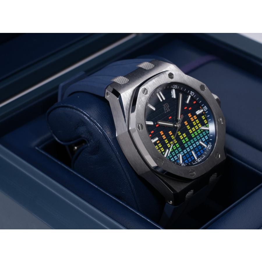 オーデマピゲ ロイヤルオーク オフショア ミュージックエディション Ref.15600TI.OO.A343CA.01 TI ブルー文字盤 | AUDEMARS PIGUET | 04