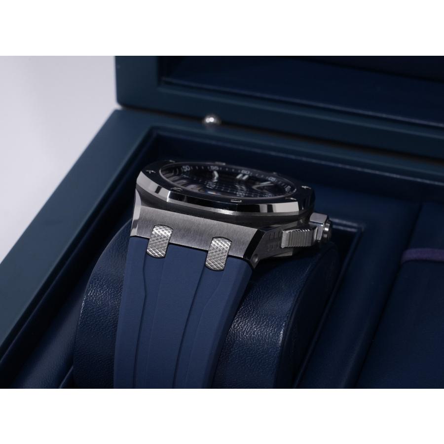 オーデマピゲ ロイヤルオーク オフショア ミュージックエディション Ref.15600TI.OO.A343CA.01 TI ブルー文字盤 | AUDEMARS PIGUET | 05