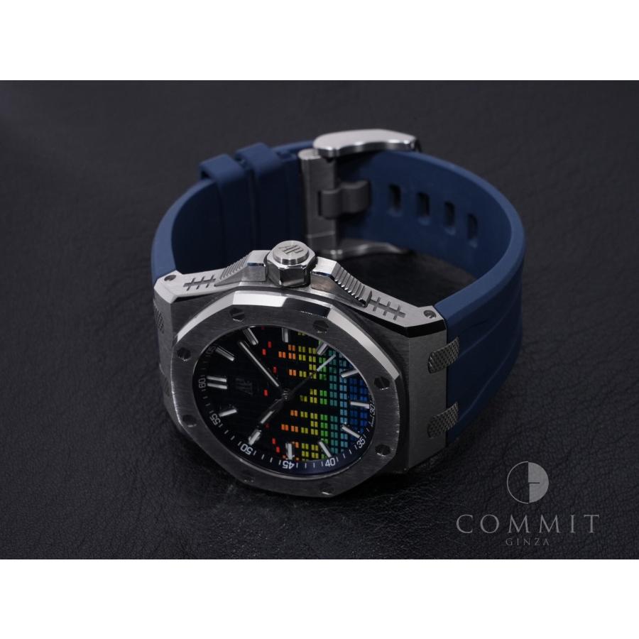 オーデマピゲ ロイヤルオーク オフショア ミュージックエディション Ref.15600TI.OO.A343CA.01 TI ブルー文字盤 | AUDEMARS PIGUET | 09