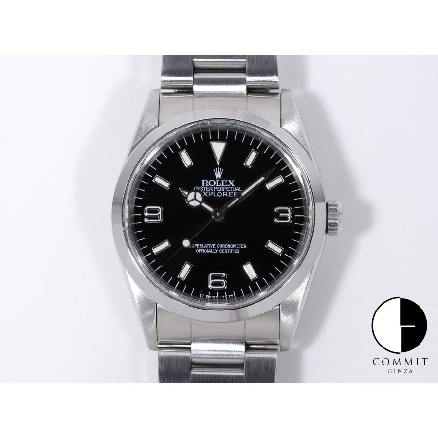 ロレックス エクスプローラーI Ref.14270 ステンレススチール ブラック文字盤 オイスターブレスレット | エクスプローラー（ROLEX）