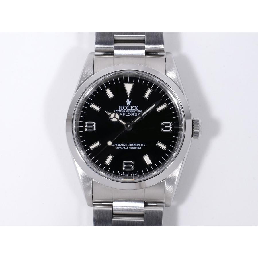 ロレックス エクスプローラーI Ref.14270 ステンレススチール ブラック文字盤 オイスターブレスレット | エクスプローラー（ROLEX） | 01