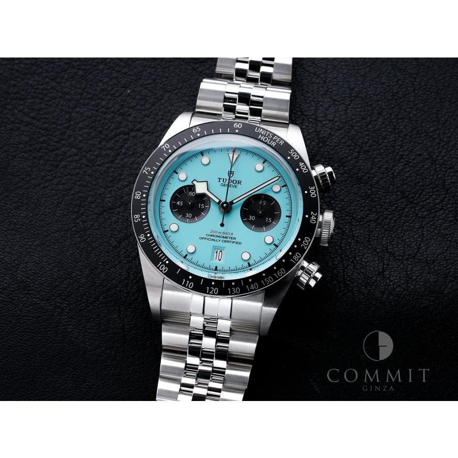 チューダー(チュードル) ブラックベイ クロノ Ref.79360N ステンレススチール フラミンゴブルー文字盤 | TUDOR | 10