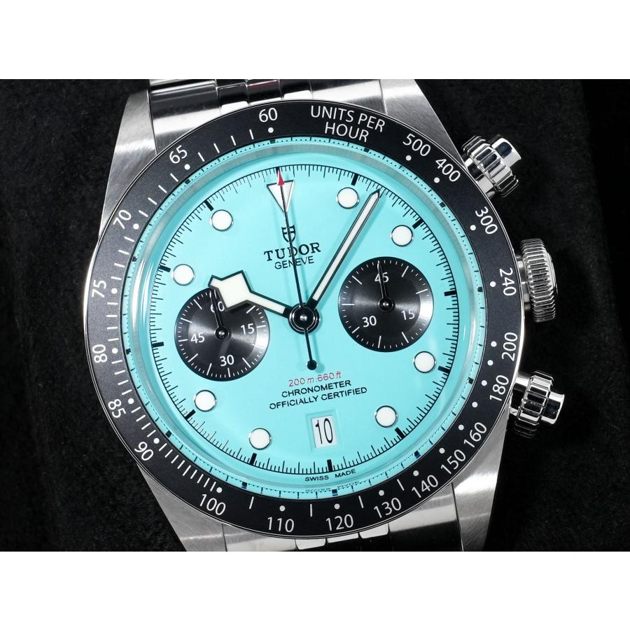 チューダー(チュードル) ブラックベイ クロノ Ref.79360N ステンレススチール フラミンゴブルー文字盤 | TUDOR | 02