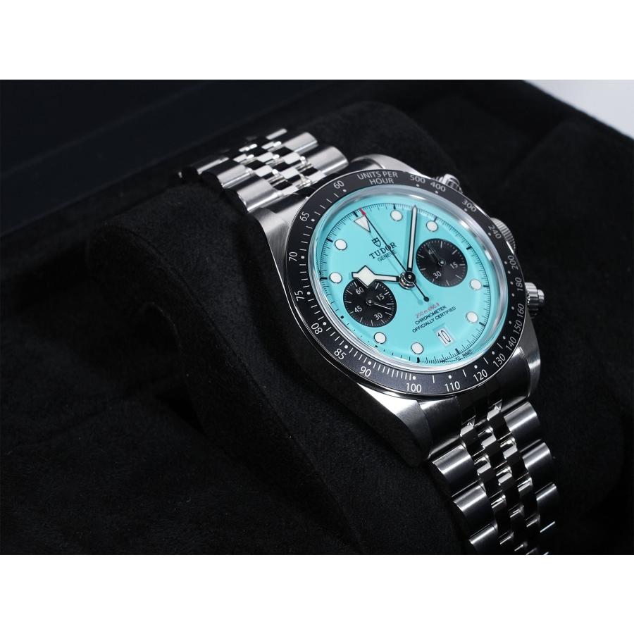 チューダー(チュードル) ブラックベイ クロノ Ref.79360N ステンレススチール フラミンゴブルー文字盤 | TUDOR | 04
