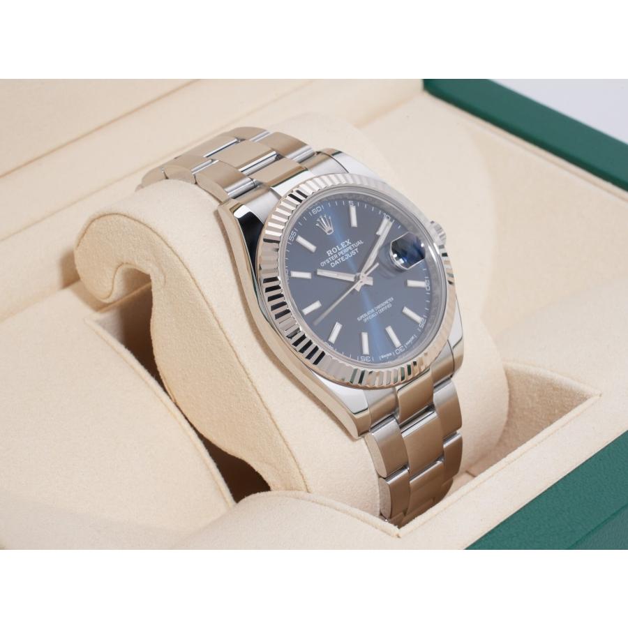 ロレックス デイトジャスト41 Ref.126334 ステンレススチール/ホワイトゴールド ブライトブルー文字盤 オイスターブレスレット | デイトジャスト | 04