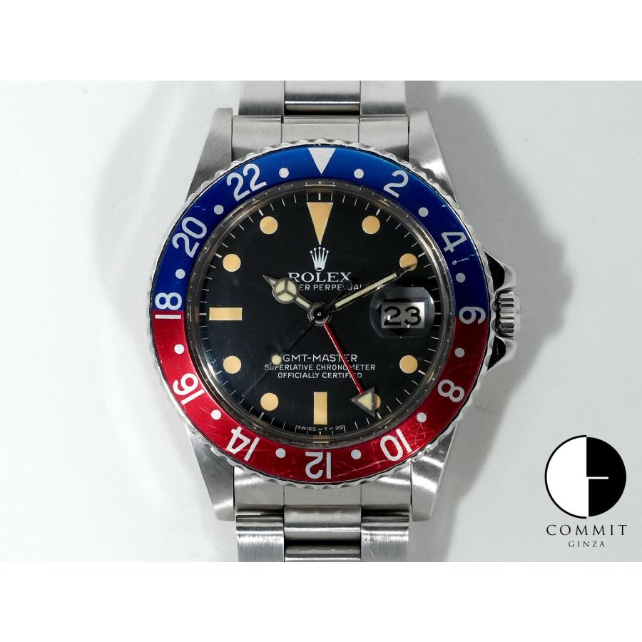 ロレックス GMTマスター Ref.16750 ステンレススチール ブラック文字盤 オイスターブレスレット | GMTマスター