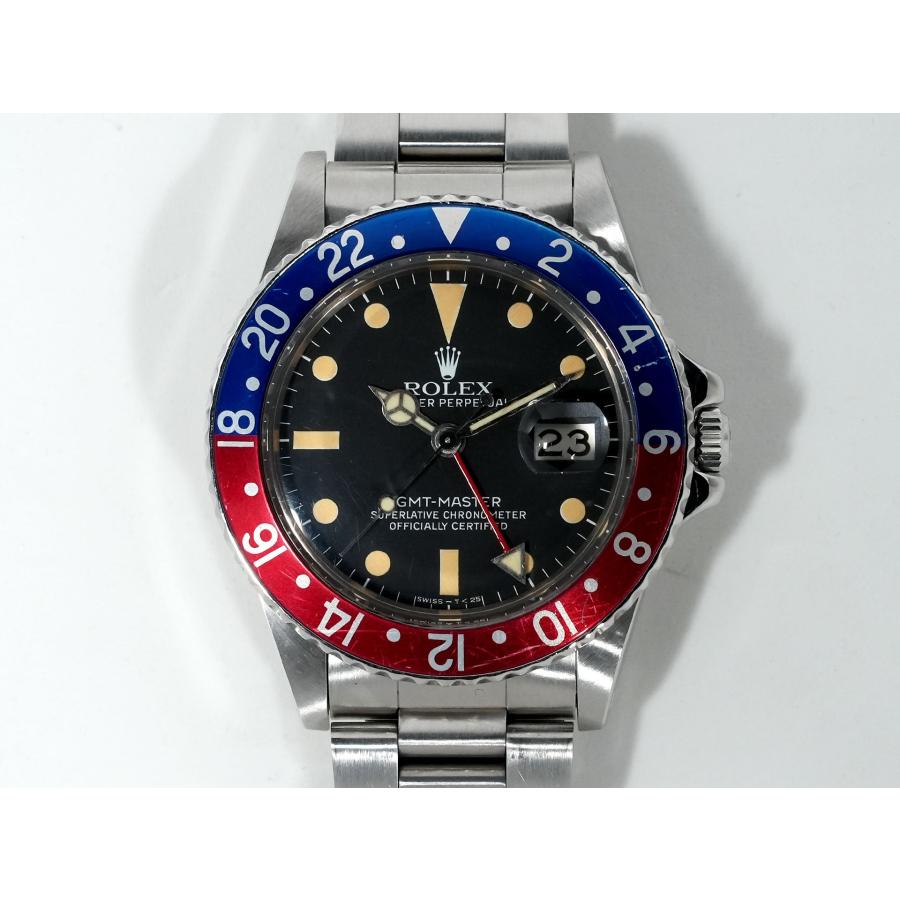 ロレックス GMTマスター Ref.16750 ステンレススチール ブラック文字盤 オイスターブレスレット | GMTマスター | 01