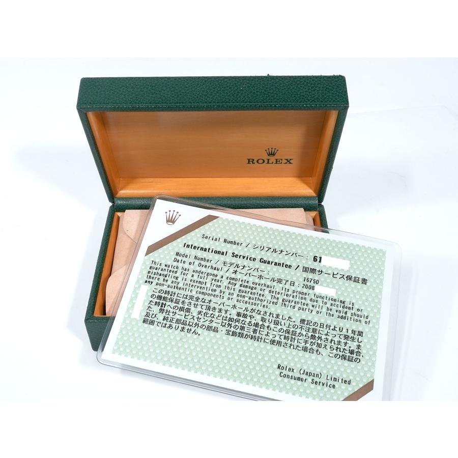 ロレックス GMTマスター Ref.16750 ステンレススチール ブラック文字盤 オイスターブレスレット | GMTマスター | 09