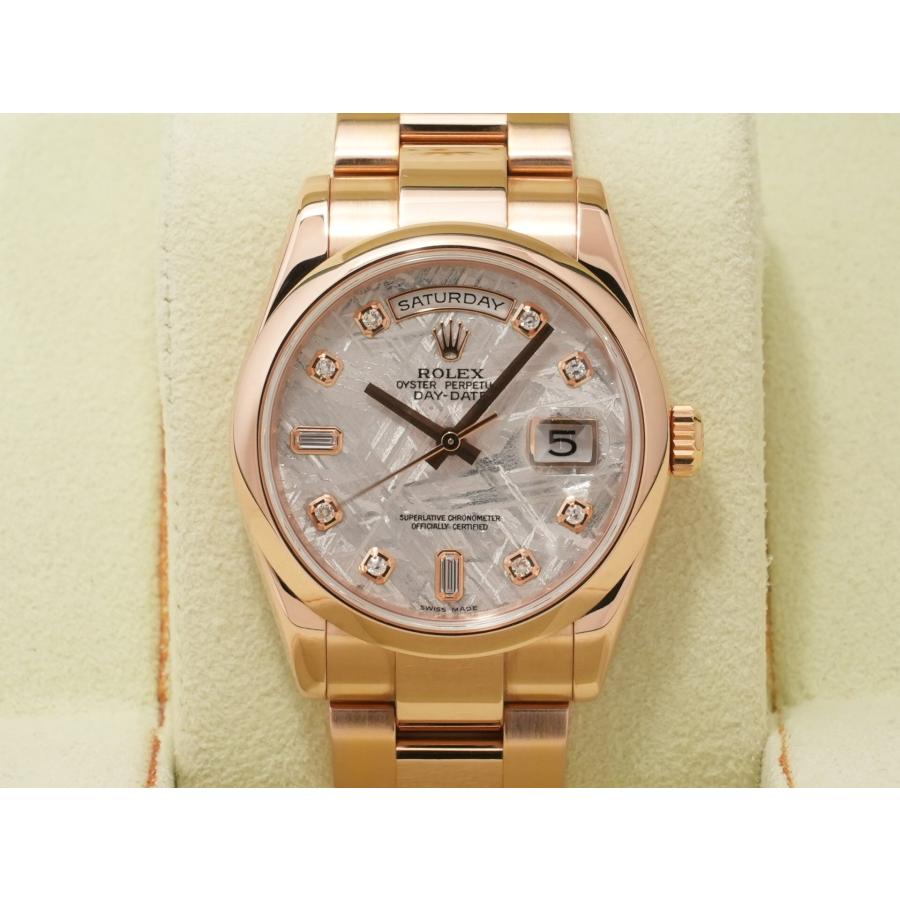ロレックス デイデイト Ref.118205A 18KPG メテオライト10Pダイヤ文字盤 | デイデイト | 01