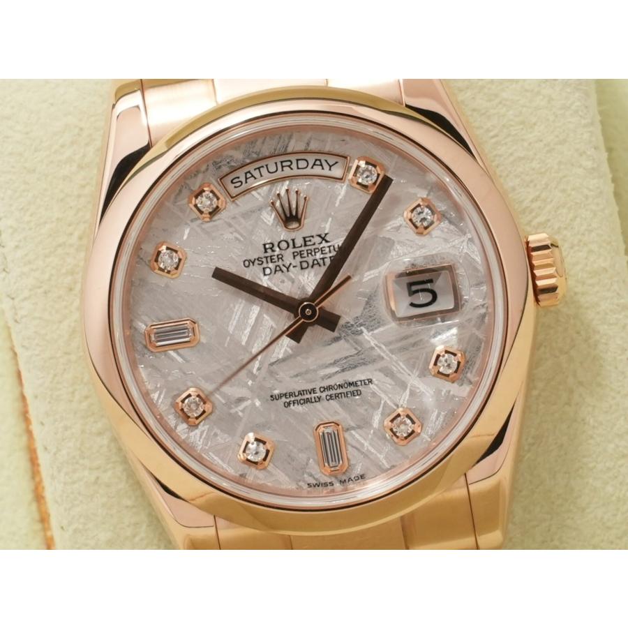 ロレックス デイデイト Ref.118205A 18KPG メテオライト10Pダイヤ文字盤 | デイデイト | 02