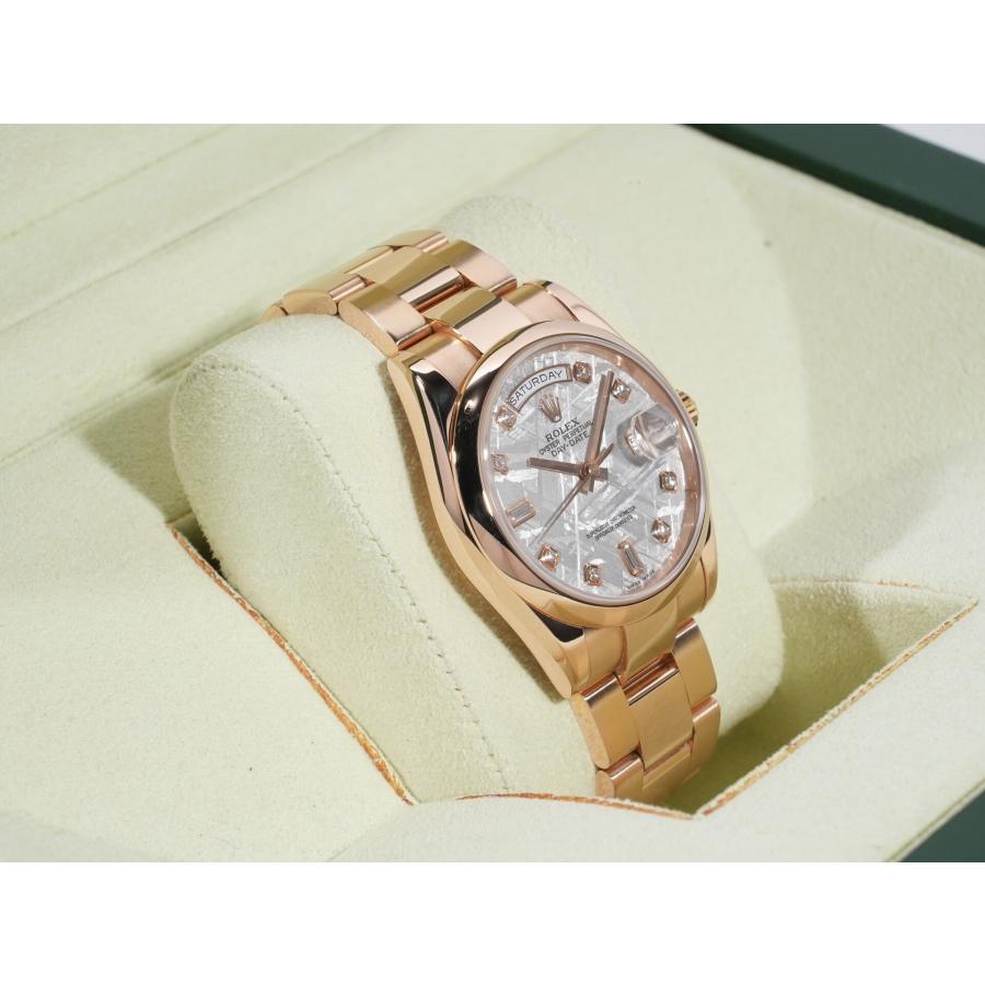 ロレックス デイデイト Ref.118205A 18KPG メテオライト10Pダイヤ文字盤 | デイデイト | 04