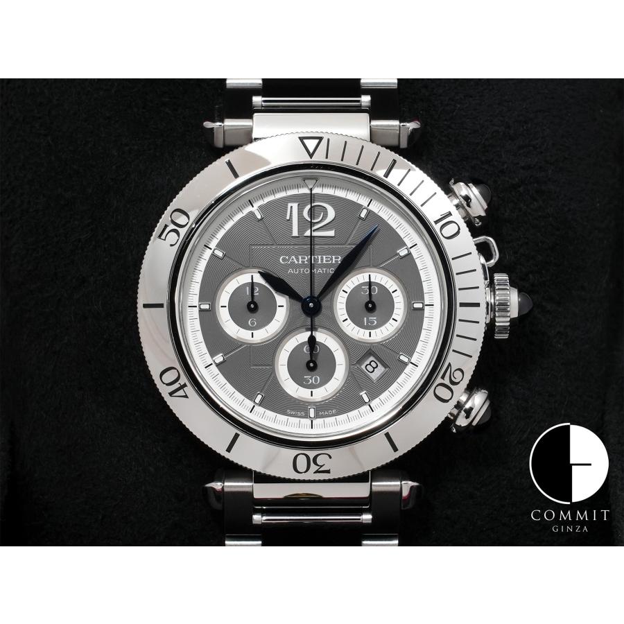 カルティエ パシャ ドゥ カルティエ クロノグラフ Ref.WSPA0027 ステンレススチール グレー文字盤 | Cartier
