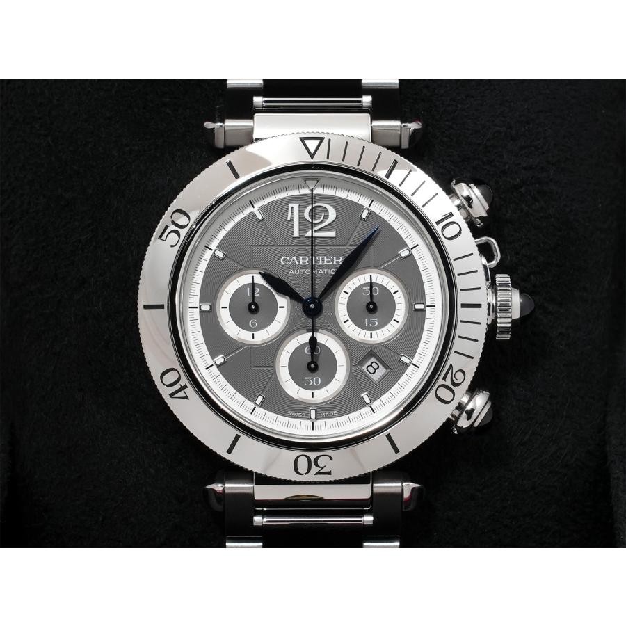 カルティエ パシャ ドゥ カルティエ クロノグラフ Ref.WSPA0027 ステンレススチール グレー文字盤 | Cartier | 01