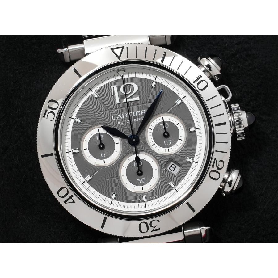 カルティエ パシャ ドゥ カルティエ クロノグラフ Ref.WSPA0027 ステンレススチール グレー文字盤 | Cartier | 02