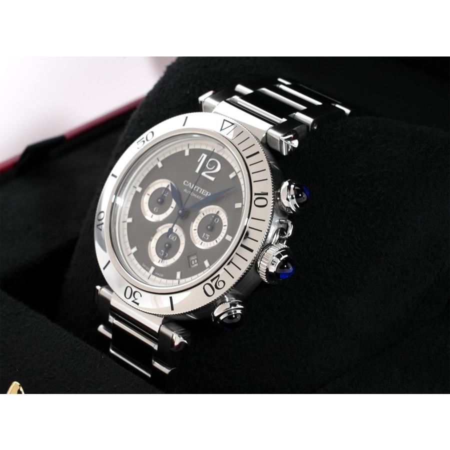 カルティエ パシャ ドゥ カルティエ クロノグラフ Ref.WSPA0027 ステンレススチール グレー文字盤 | Cartier | 03