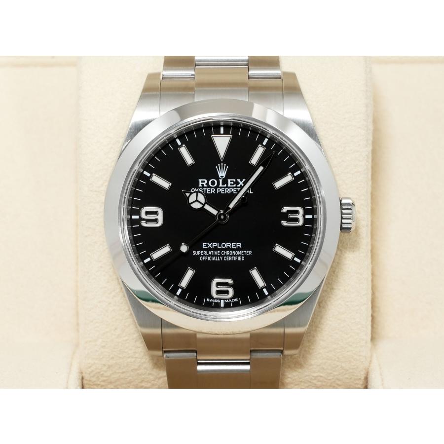 ロレックス エクスプローラーI Ref.214270 ステンレススチール ブラック文字盤 オイスターブレスレット | エクスプローラー（ROLEX） | 01