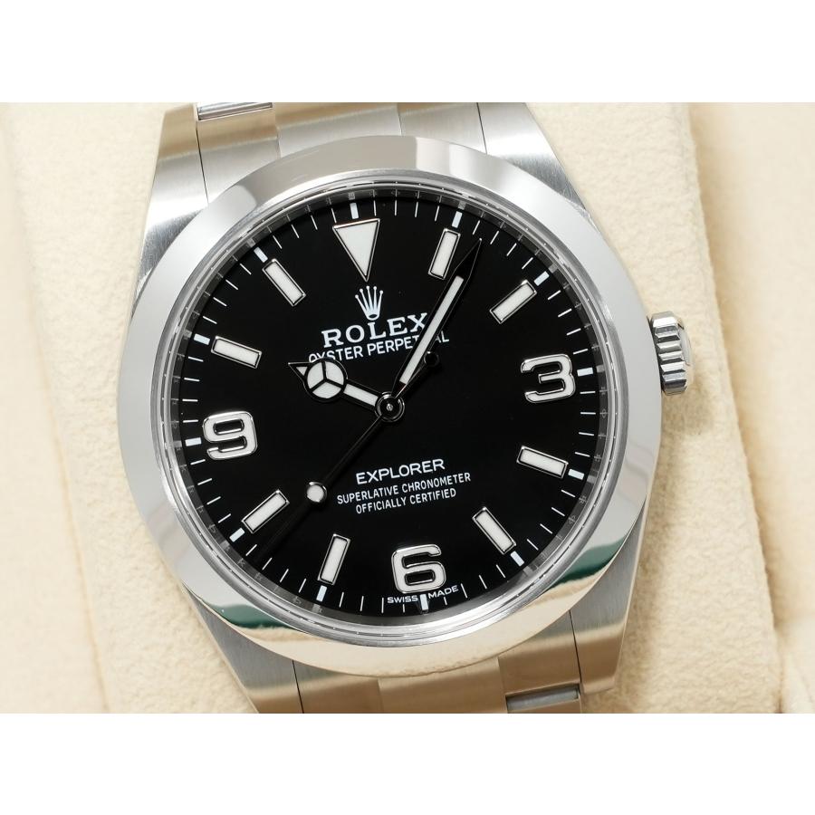 ロレックス エクスプローラーI Ref.214270 ステンレススチール ブラック文字盤 オイスターブレスレット | エクスプローラー（ROLEX） | 02