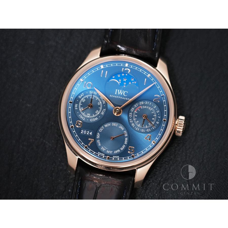 IWC ポルトギーゼ パーペチュアルカレンダー Ref.IW503312 18 ct Armor Gold〓 ブルー文字盤 | IWC SCHAFFHAUSEN | 13