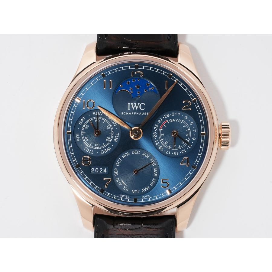 IWC ポルトギーゼ パーペチュアルカレンダー Ref.IW503312 18 ct Armor Gold〓 ブルー文字盤 | IWC SCHAFFHAUSEN | 01