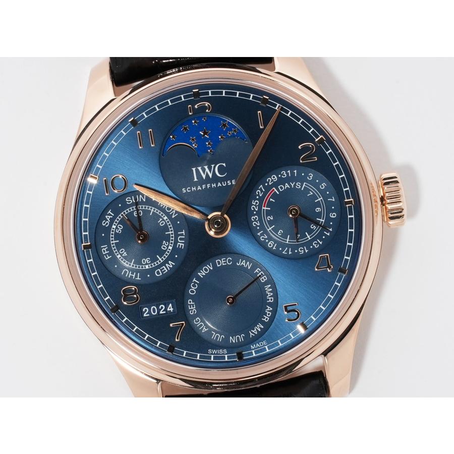 IWC ポルトギーゼ パーペチュアルカレンダー Ref.IW503312 18 ct Armor Gold〓 ブルー文字盤 | IWC SCHAFFHAUSEN | 02