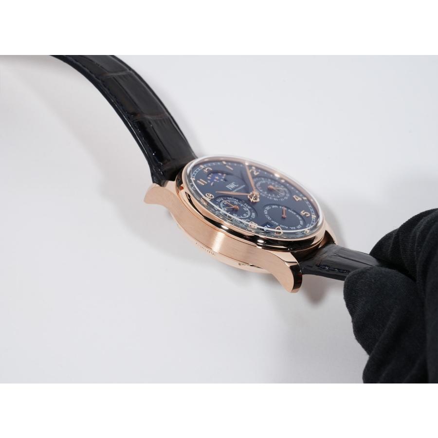IWC ポルトギーゼ パーペチュアルカレンダー Ref.IW503312 18 ct Armor Gold〓 ブルー文字盤 | IWC SCHAFFHAUSEN | 04