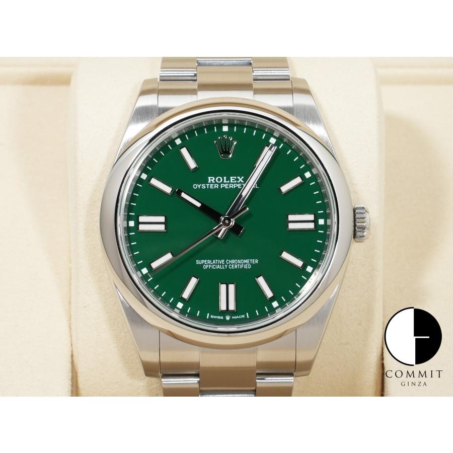 ロレックス オイスターパーペチュアル41 Ref.124300 SS グリーン文字盤 | オイスター パーペチュアル
