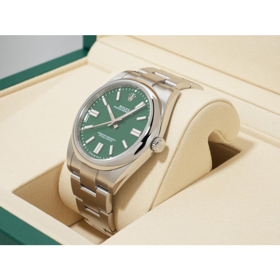 ロレックス オイスターパーペチュアル41 Ref.124300 SS グリーン文字盤 | オイスター パーペチュアル | 03