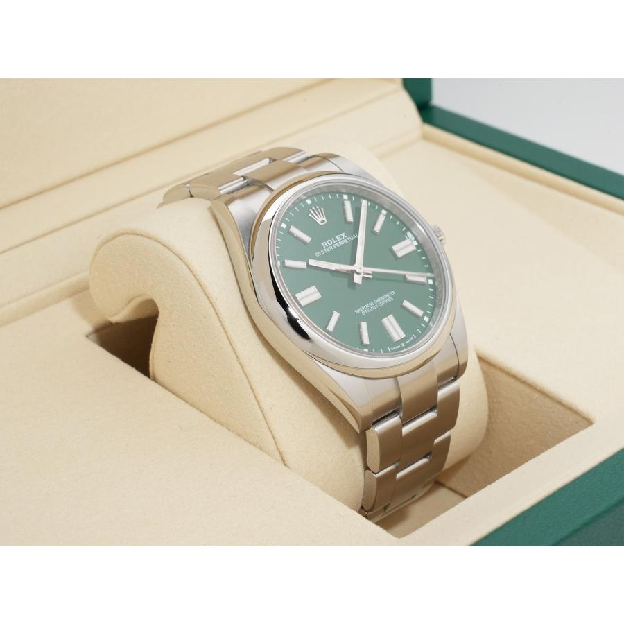 ロレックス オイスターパーペチュアル41 Ref.124300 SS グリーン文字盤 | オイスター パーペチュアル | 04