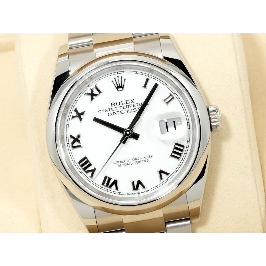 ロレックス デイトジャスト36 Ref.126200 ステンレススチール ホワイト文字盤 オイスターブレスレット | デイトジャスト | 02