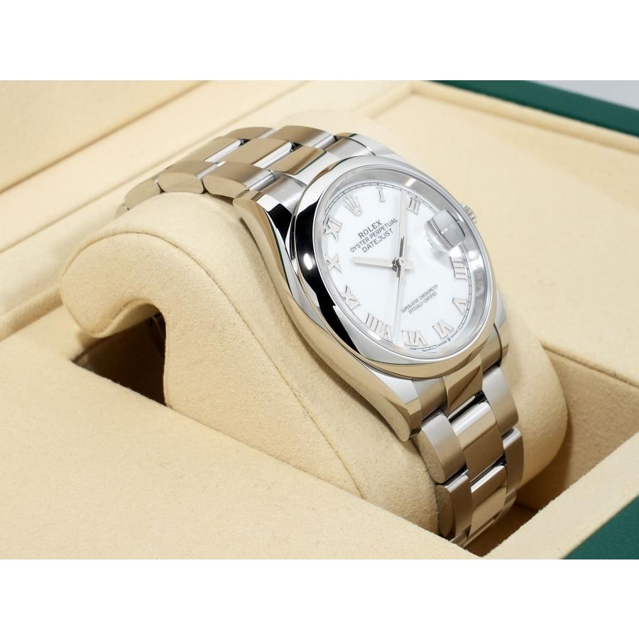 ロレックス デイトジャスト36 Ref.126200 ステンレススチール ホワイト文字盤 オイスターブレスレット | デイトジャスト | 04